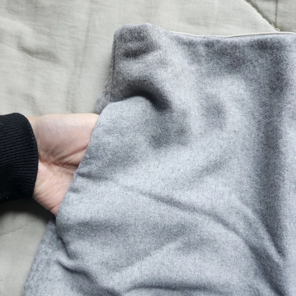 WILFRED Essonne Skirt Wool Cashmere Italy Light Grey Size 4 Aritzia - Picture 4 of 9